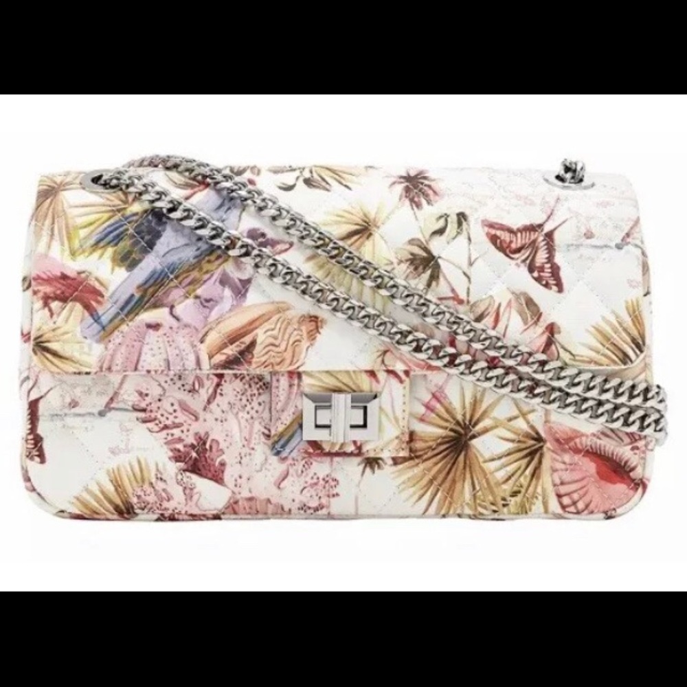 India Hicks Countess Bahamas Print Floral Handbag